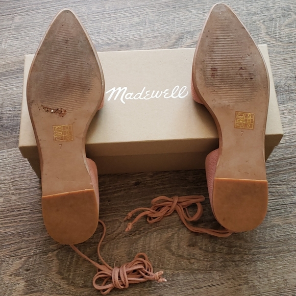 Madewell Ankle Wrap D'Orsay Flats - Picture 3 of 6